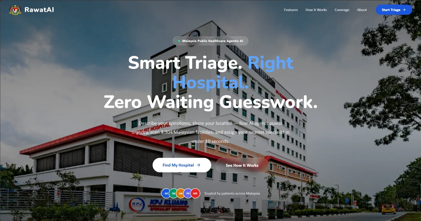 RawatAI — live site